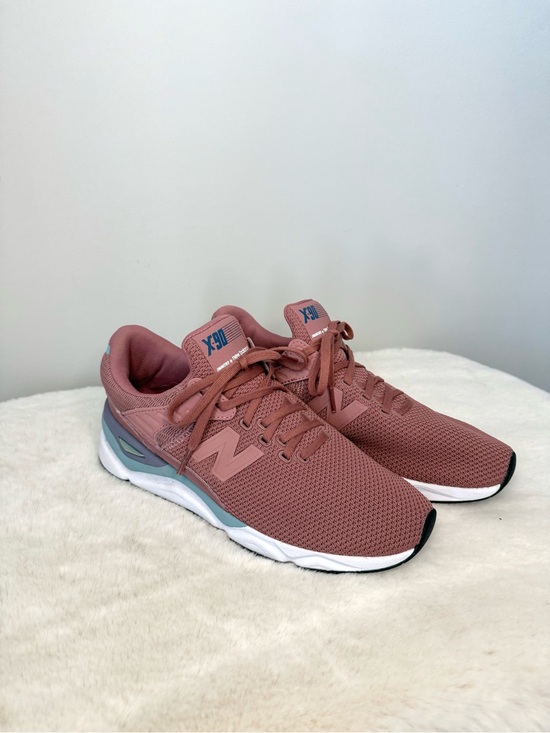 New Balance Shoes - New Balance Women's X-90 Dark Oxide Rose Mesh Running Sneakers